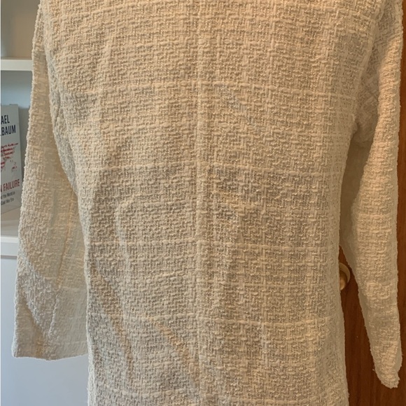 Beautiful large cream tweed blazer with B monogram. - Picture 5 of 6